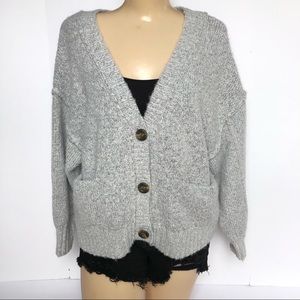 William Rast Gray Women's Cardigan Sweater